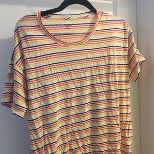 Madewell Rainbow Striped Shirt